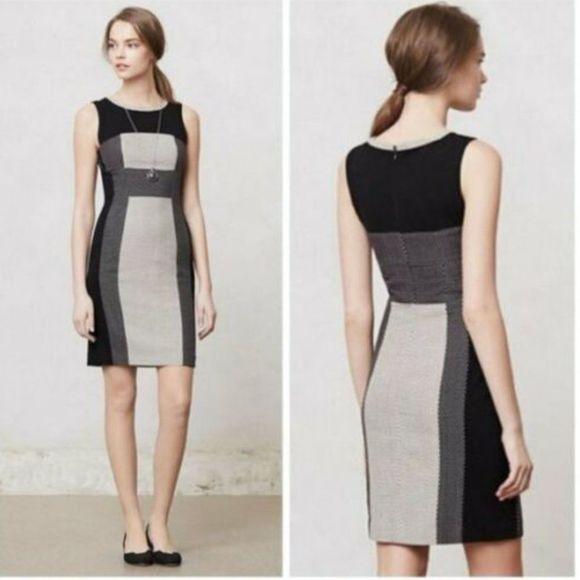 Yoana Baraschi Dresses & Skirts - NWT! Yoana Baraschi Stretch Knit Sheath Dress in Neutral w Polka Dots